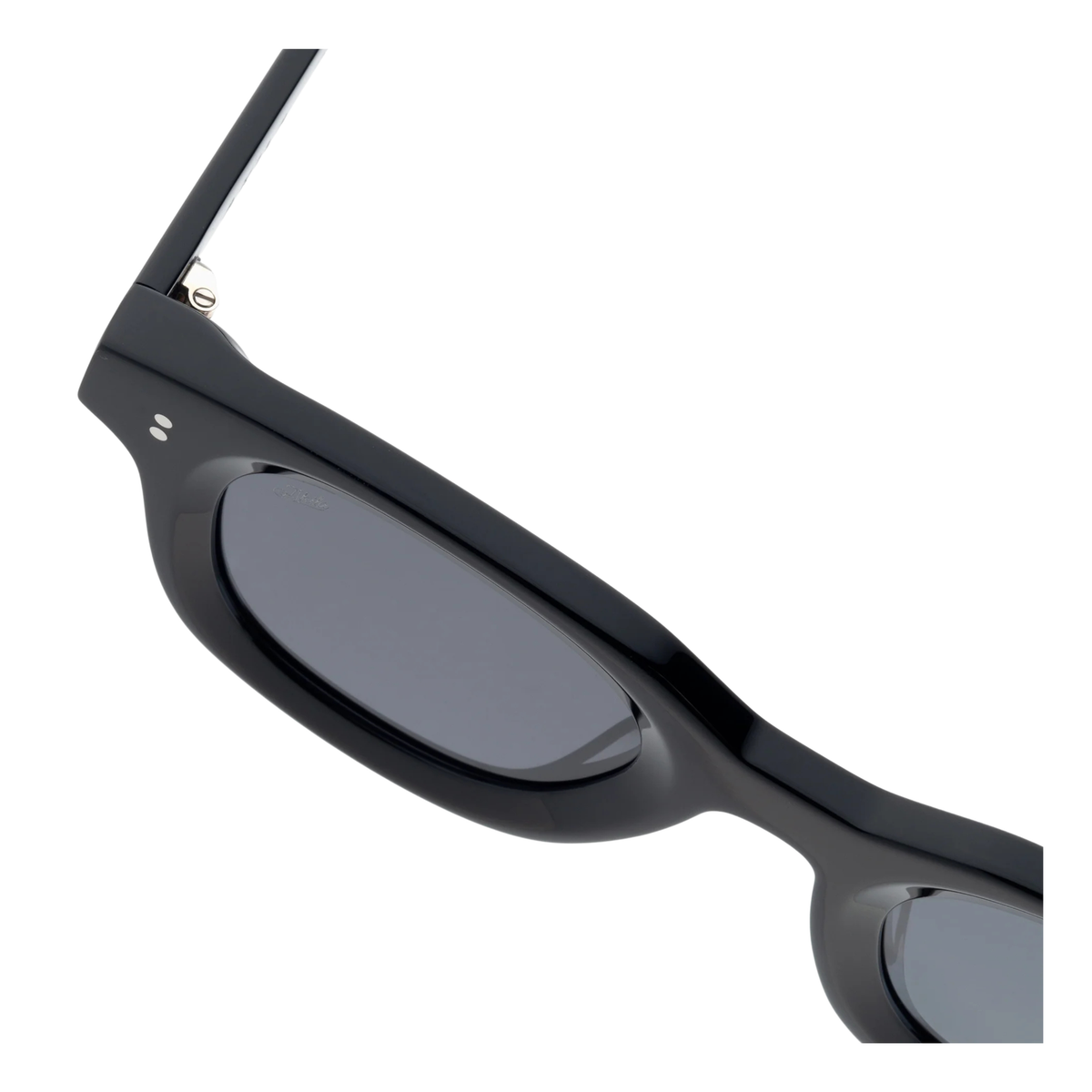 AKILA 1922 Apollo unisex acetate round sunglasses hinge detail