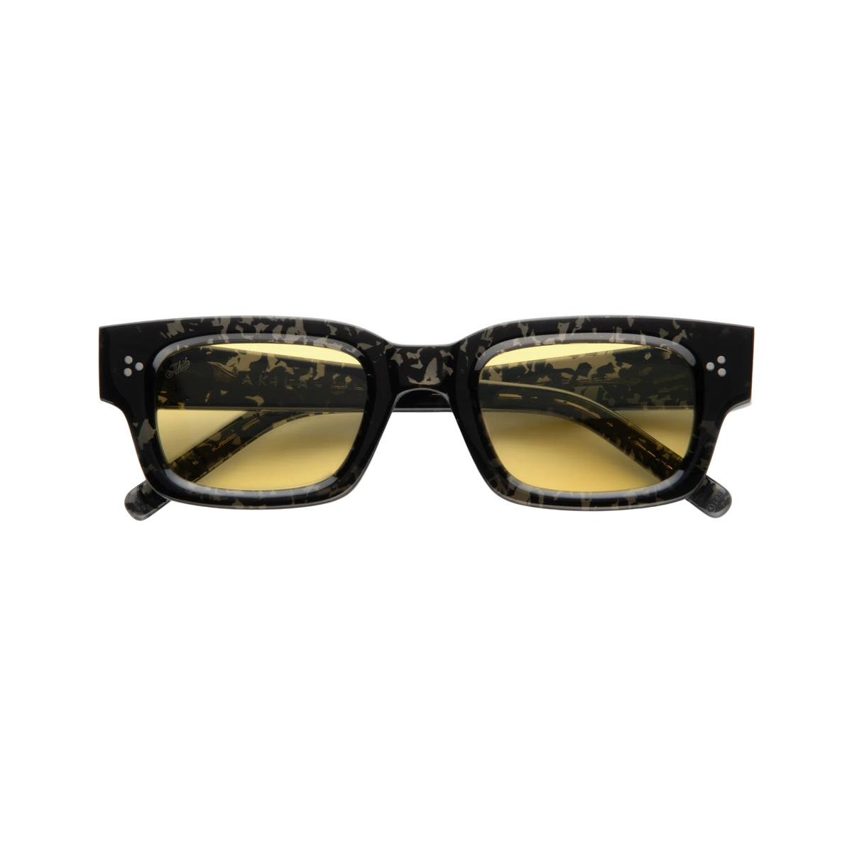 Akila 2402 02 78 unisex acetate rectangle sunglasses side profile