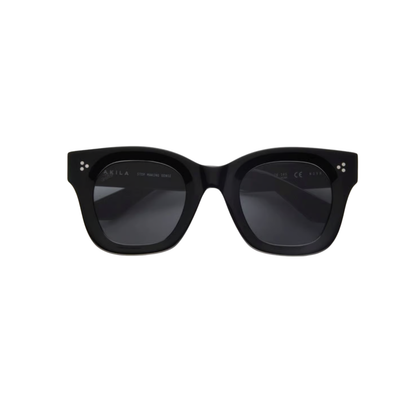 AKILA A1918 unisex acetate round sunglasses front view