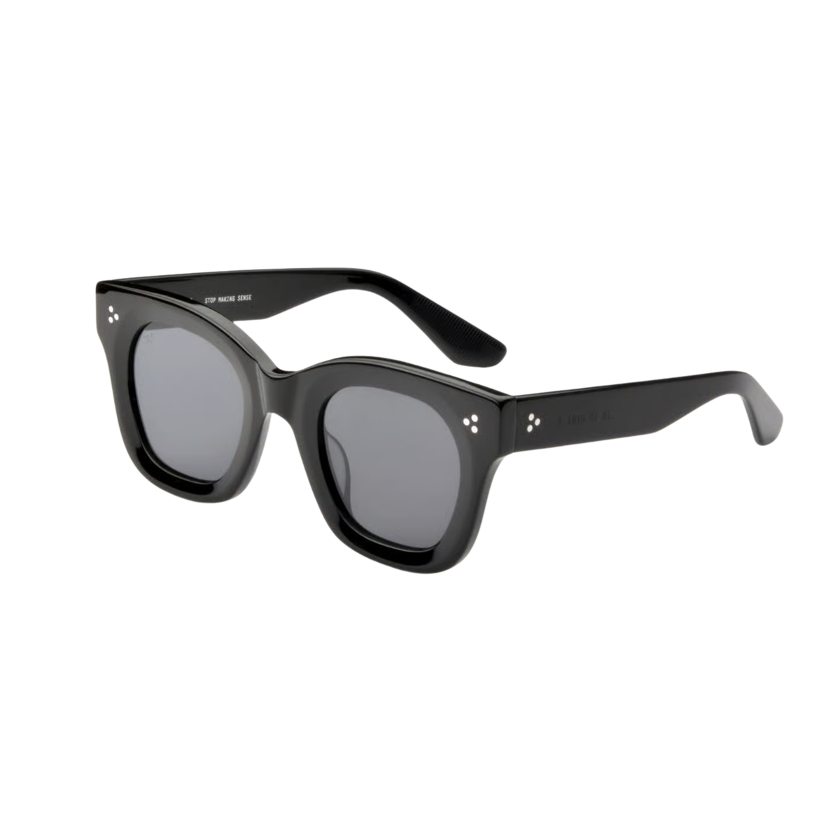 AKILA A1918 unisex acetate round sunglasses side profile