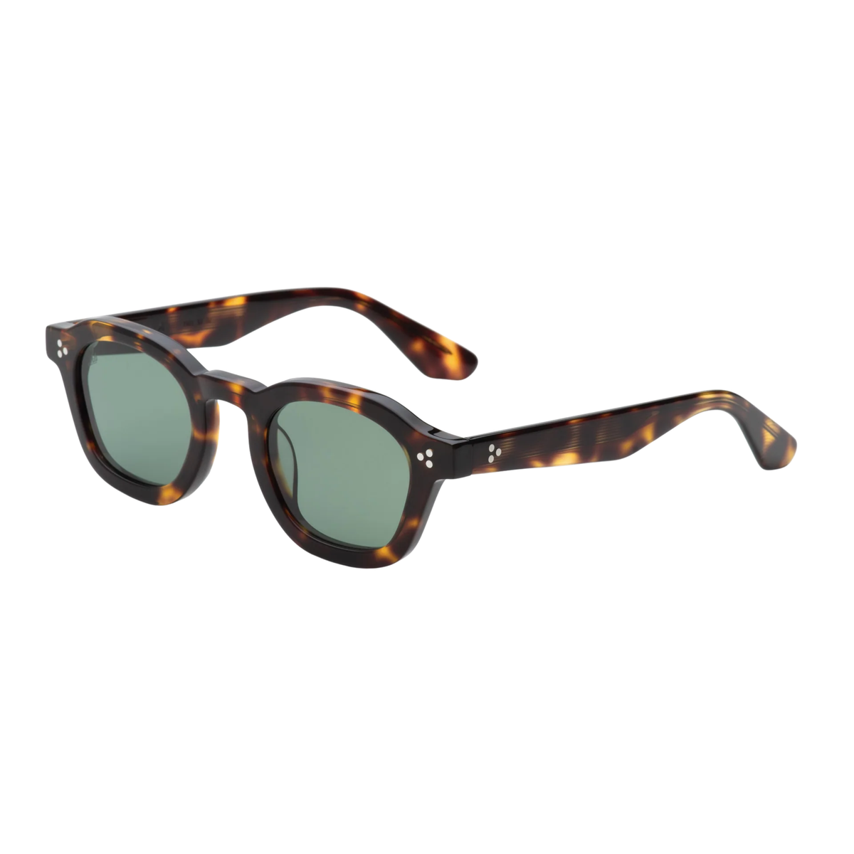 AKILA A1921 Logos unisex acetate square sunglasses three-quarter angle