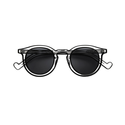 Akila A2223 Paradise X round acetate sunglasses with a bold full-rim designer frame.