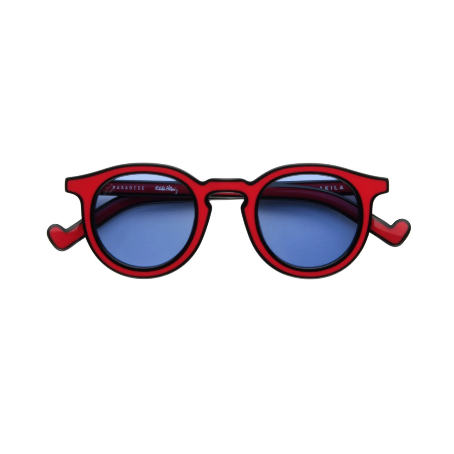 Akila A2223 Paradise X round acetate sunglasses with a bold full-rim designer frame.