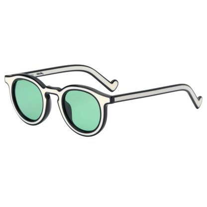 Akila A2223 Paradise X round acetate sunglasses with a bold full-rim designer frame.