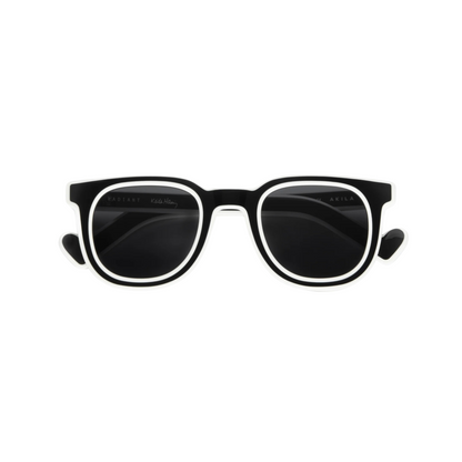 AKILA A2224 Radiant X unisex round acetate sunglasses with bold full-rim designer styling.