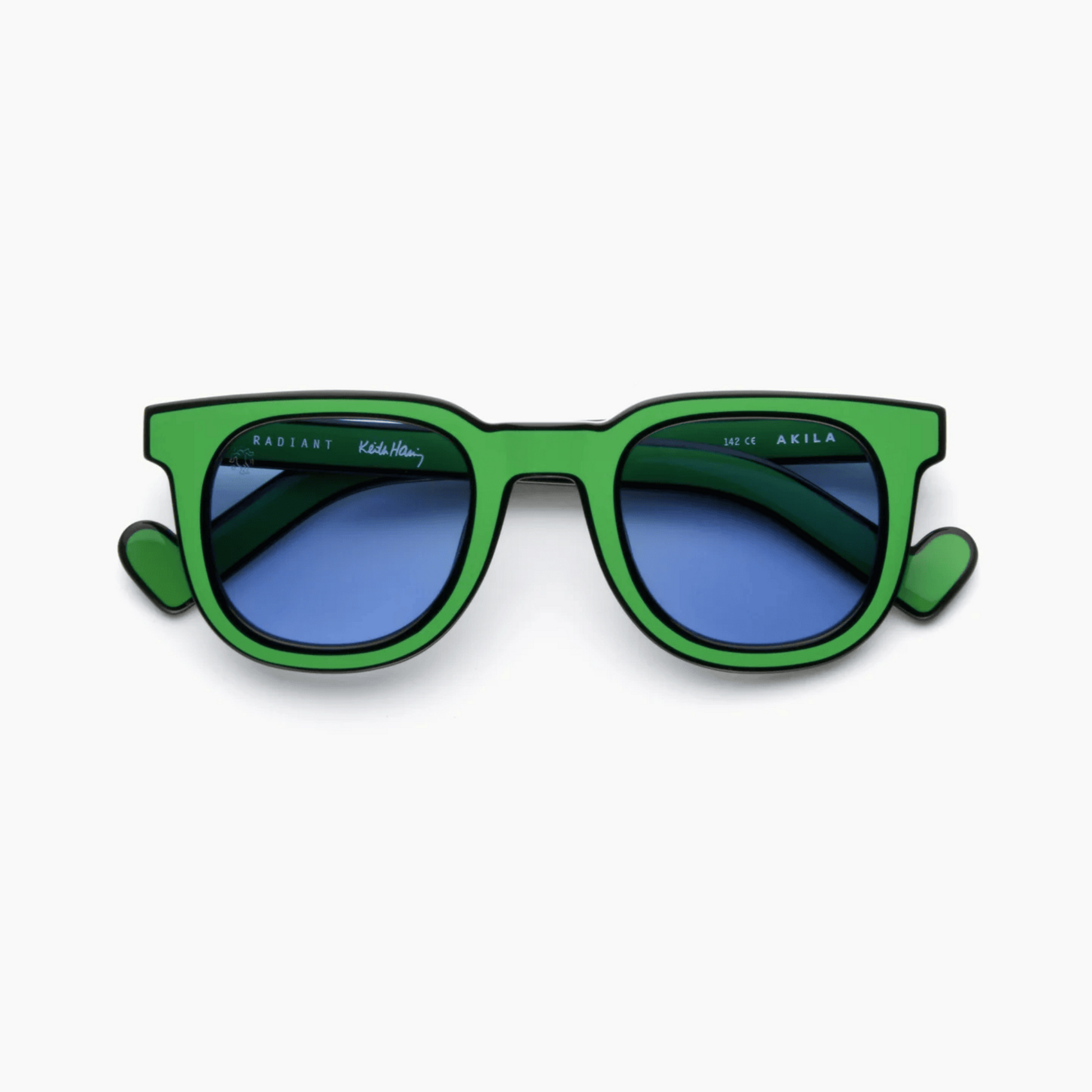 AKILA A2224 Radiant X unisex round acetate sunglasses with bold full-rim designer styling.