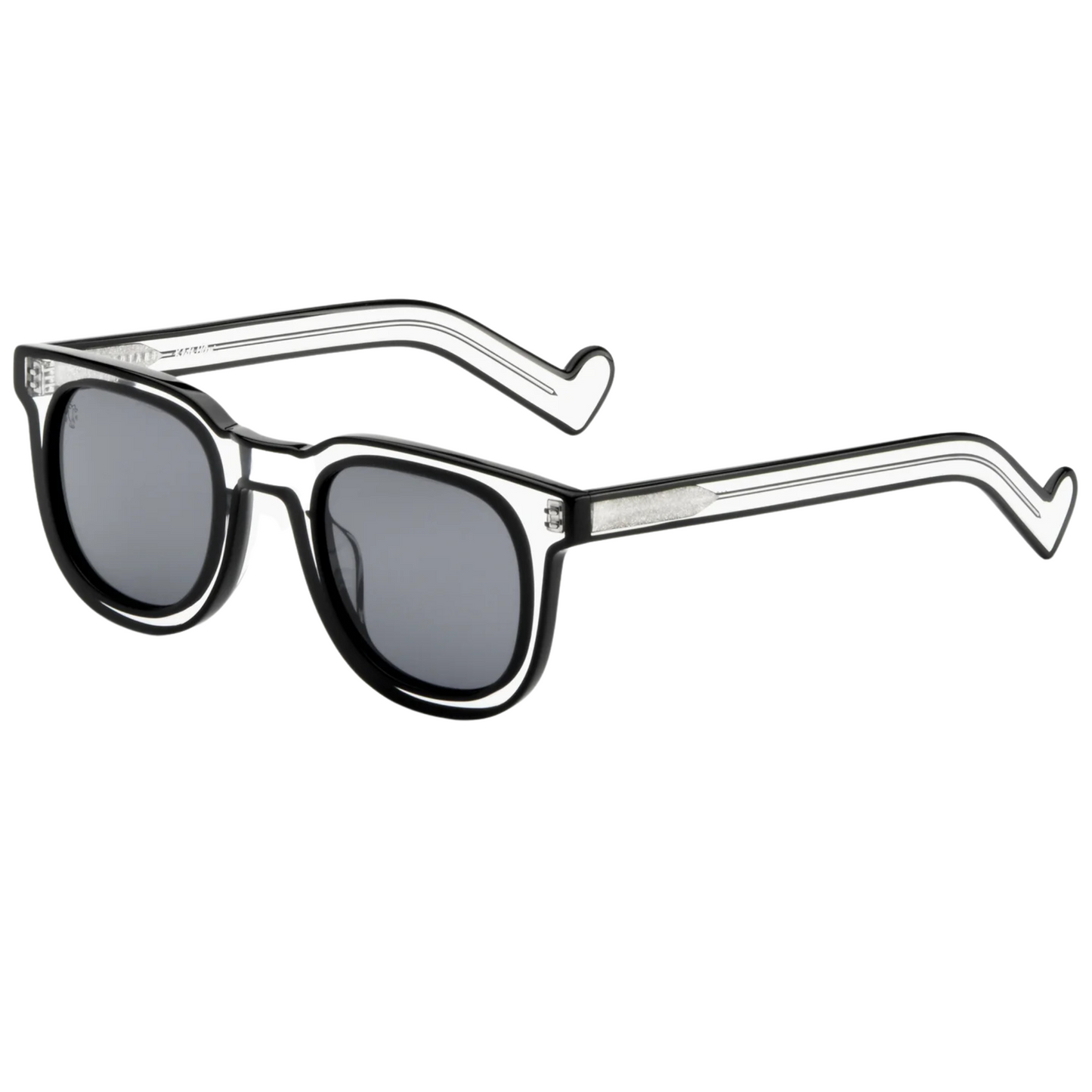 AKILA A2224 Radiant X unisex round acetate sunglasses with bold full-rim designer styling.