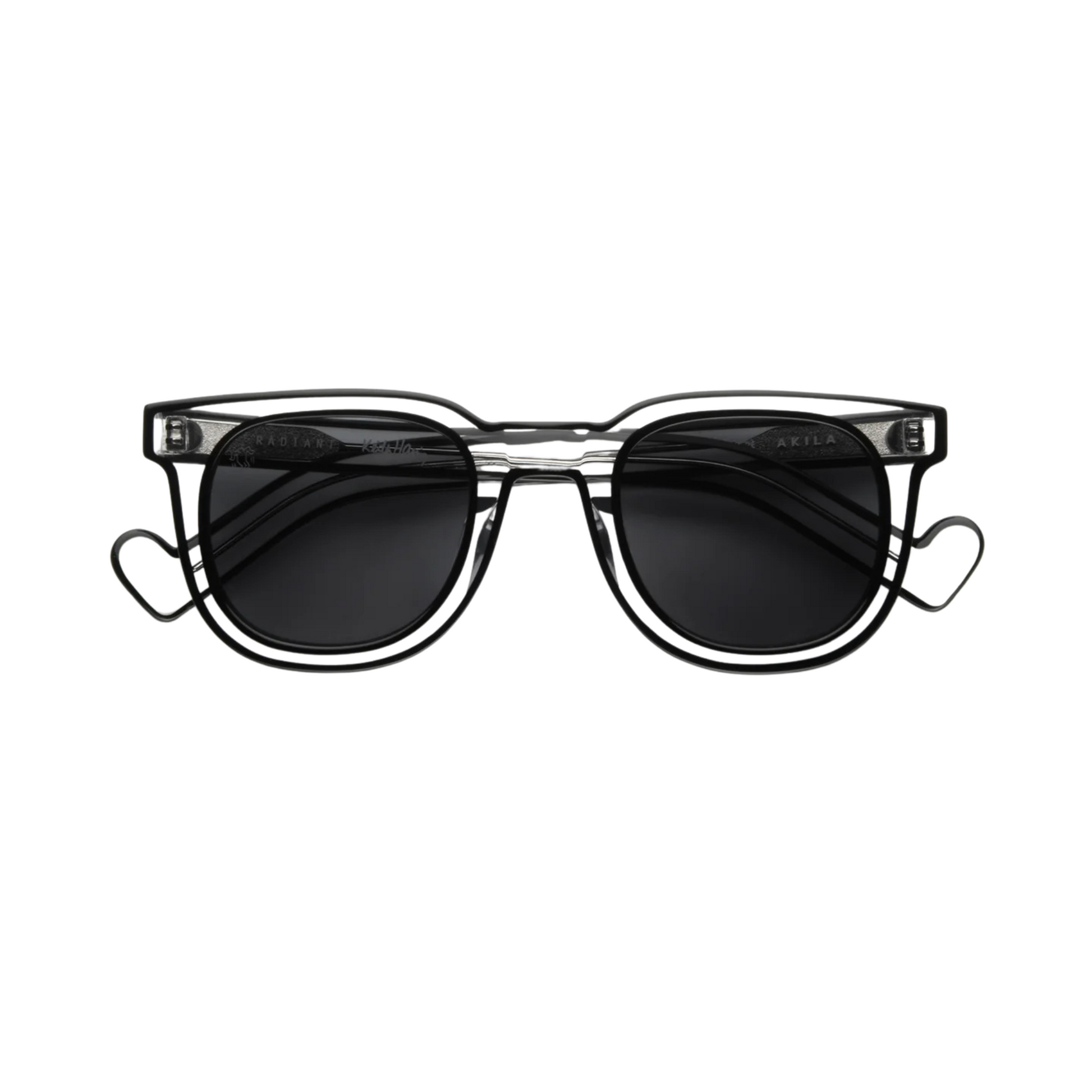 AKILA A2224 Radiant X unisex round acetate sunglasses with bold full-rim designer styling.