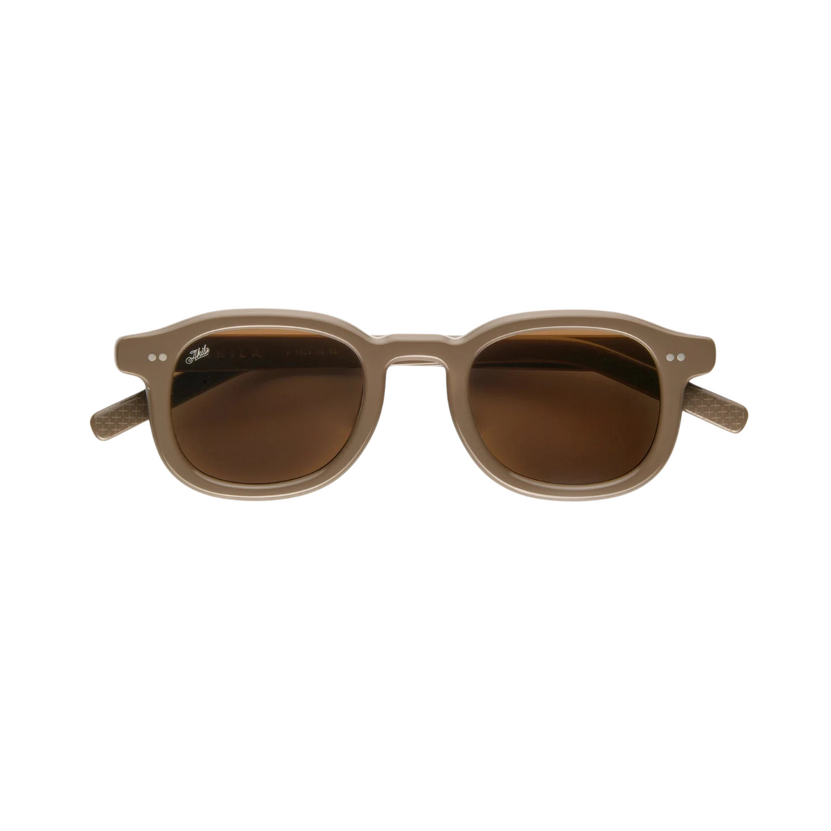 Akila A2314 Musa unisex acetate round sunglasses front view