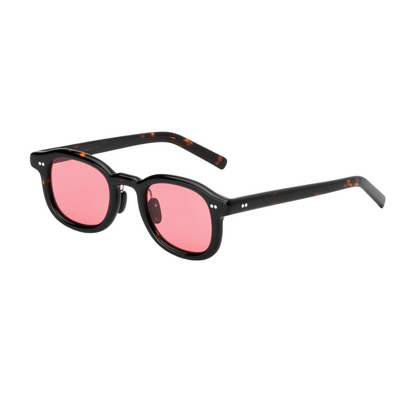 Akila A2314 Musa unisex acetate round sunglasses three-quarter view