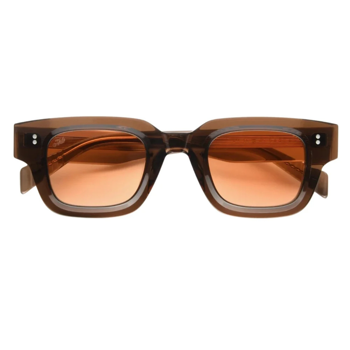 Akila A2421 Casia unisex acetate square sunglasses side temple profile
