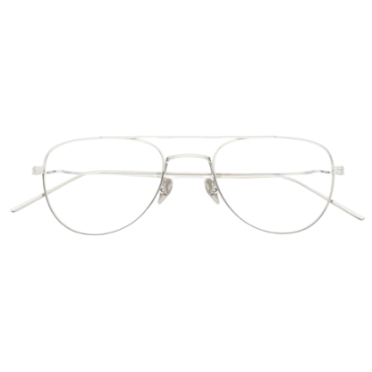 AKILA A2608 Echo unisex compact aviator sunglasses with titanium frame and double-bridge design.