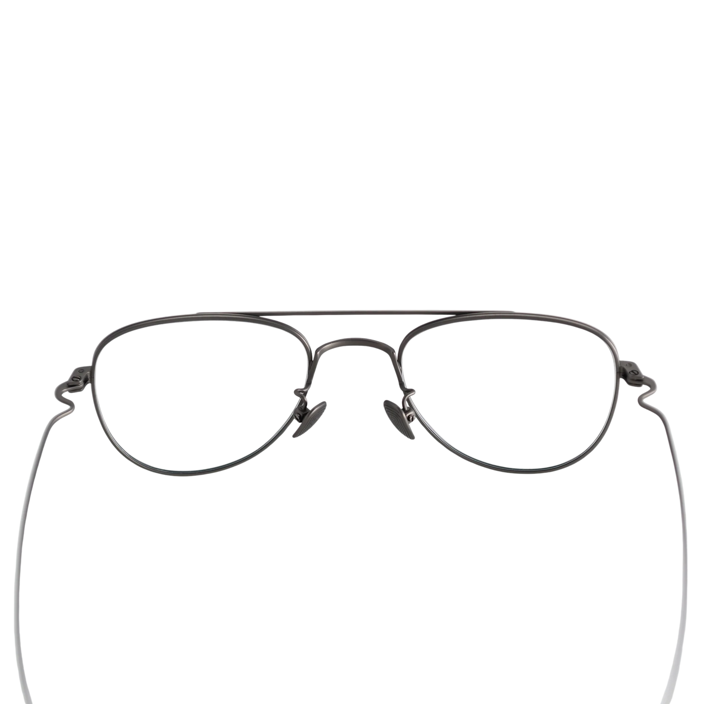 AKILA A2608 Echo unisex compact aviator sunglasses with titanium frame and double-bridge design.