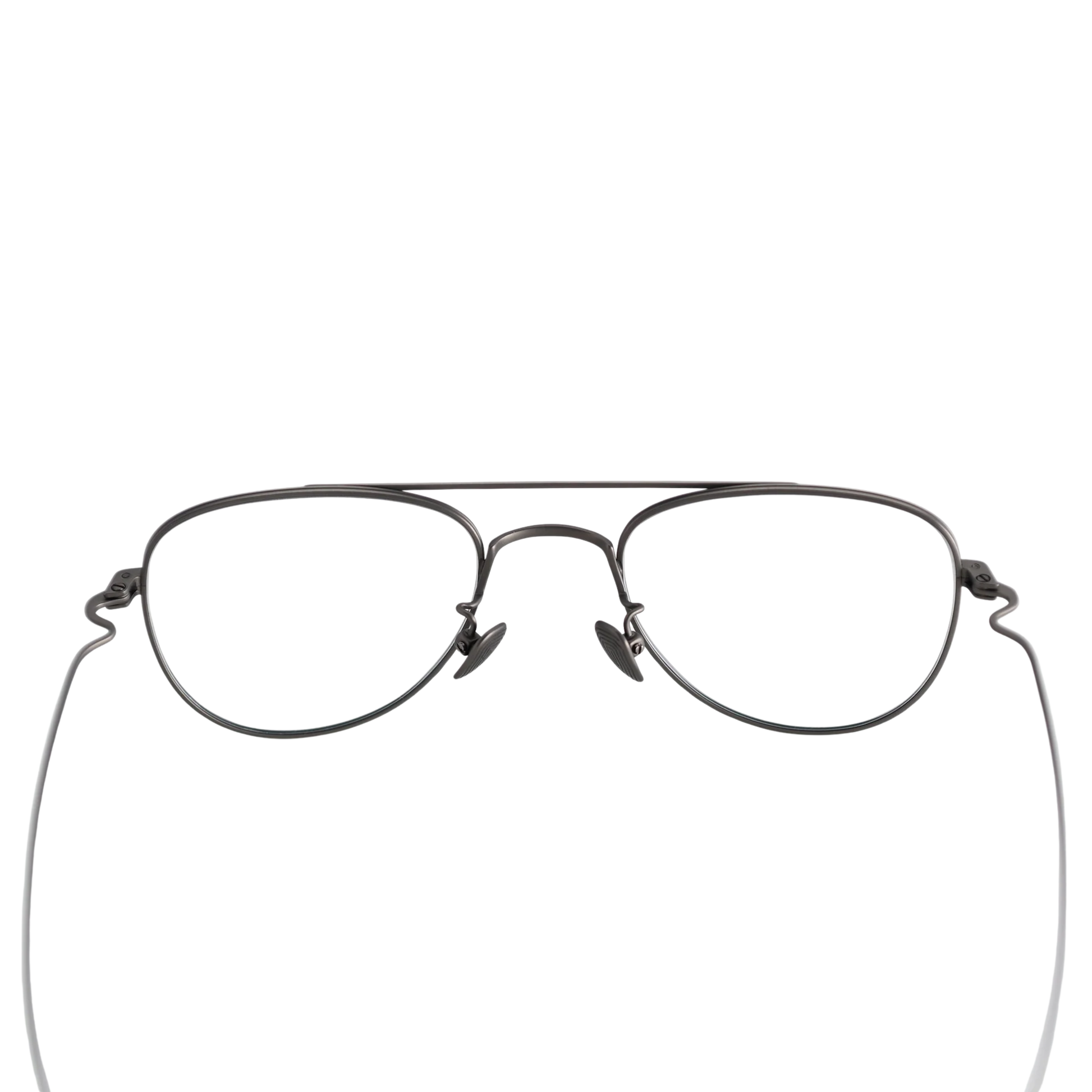 AKILA A2608 Echo unisex compact aviator sunglasses with titanium frame and double-bridge design.