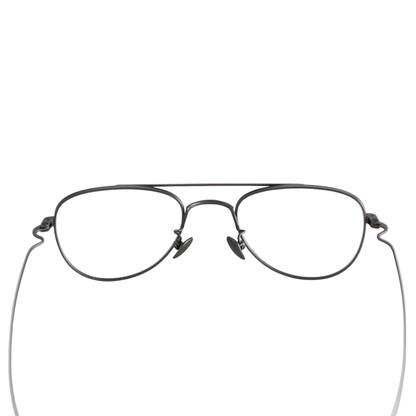 AKILA A2608 Echo unisex compact aviator sunglasses with titanium frame and double-bridge design.