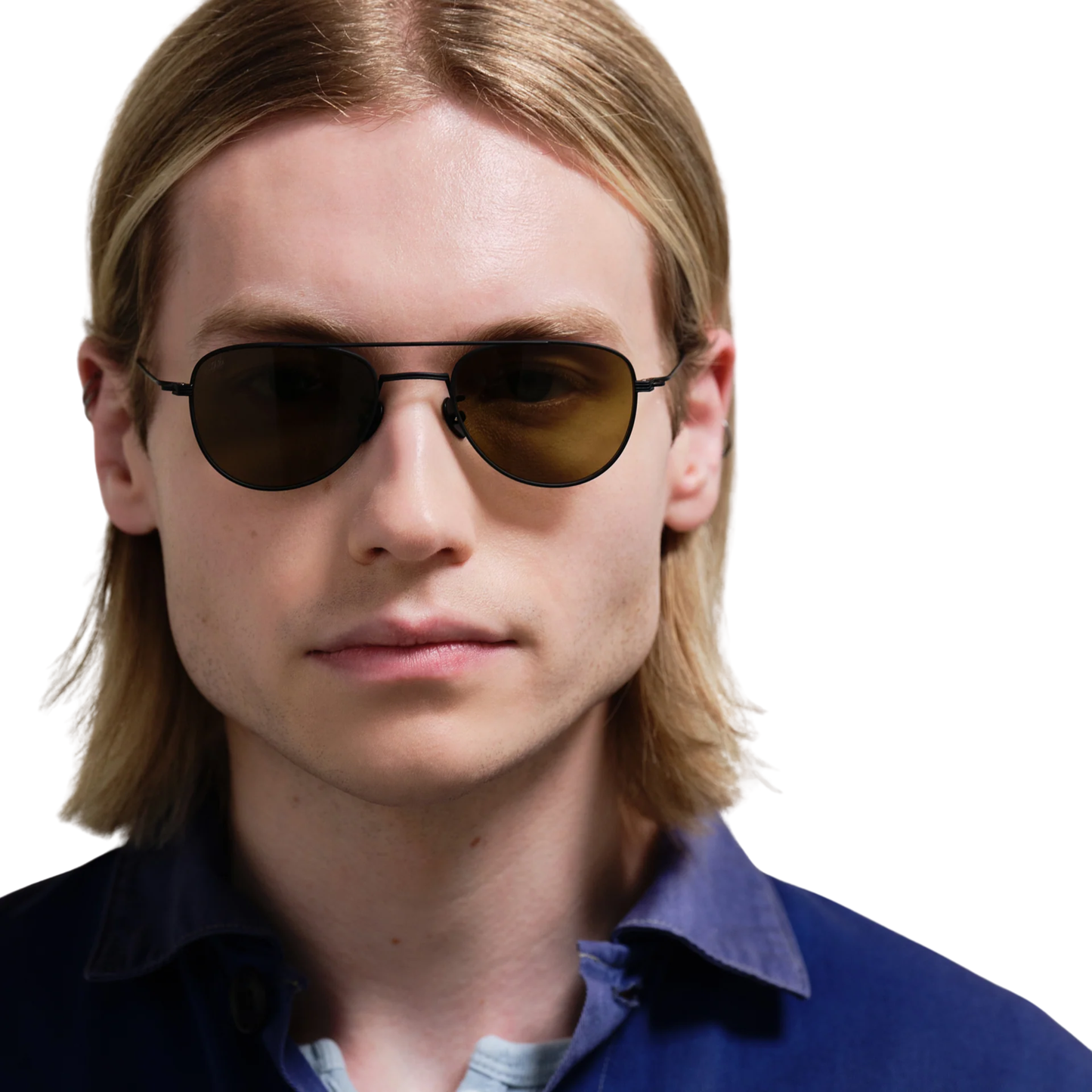 Akila A2608 Echor unisex small aviator acetate sunglasses with a premium full-rim designer frame.