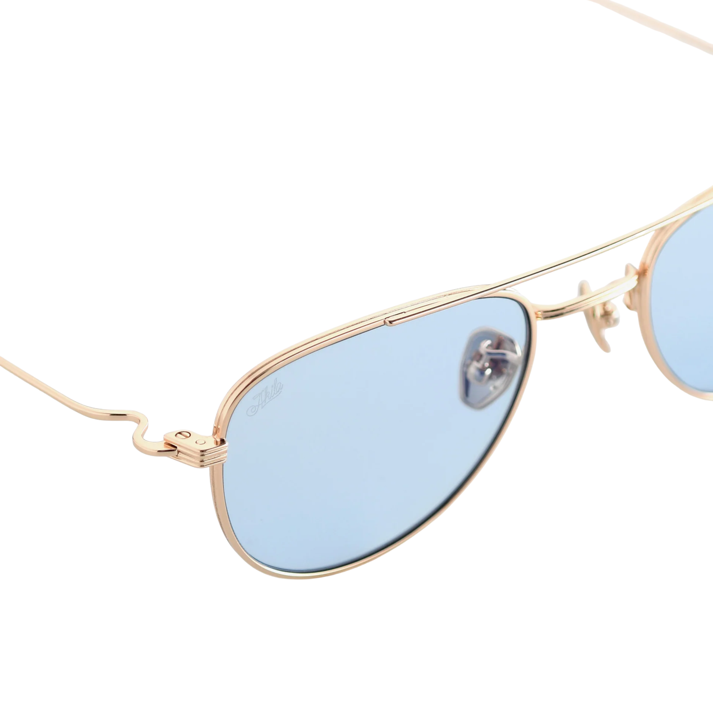 Akila A2608 Echor unisex small aviator acetate sunglasses with a premium full-rim designer frame.