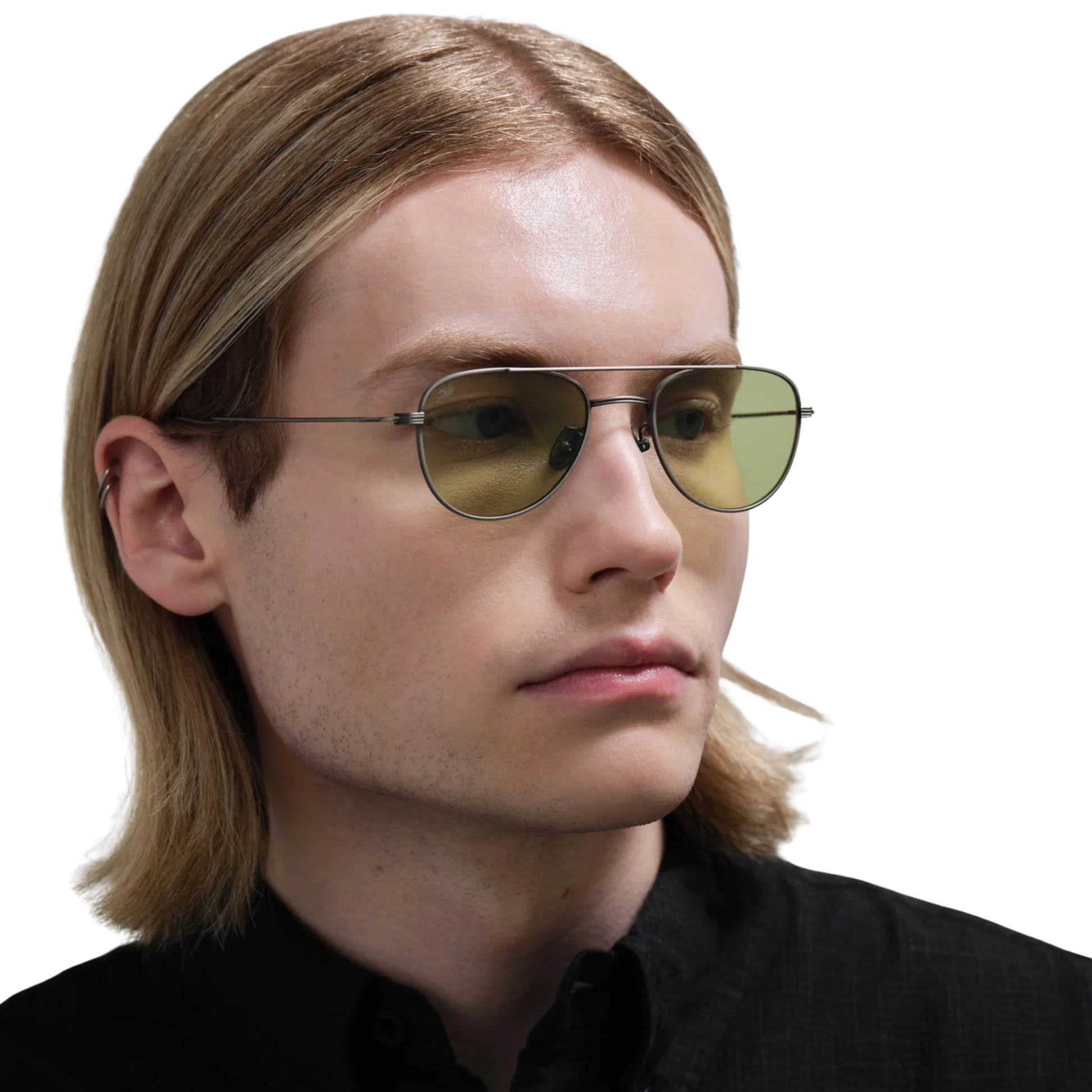 Akila A2608 Echor unisex small aviator acetate sunglasses with a premium full-rim designer frame.