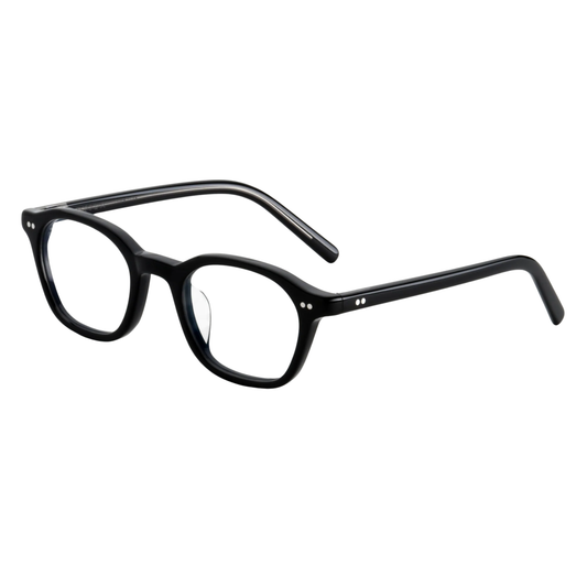 Akila A2619 Nomos FR unisex semi-square acetate optical frame with premium full-rim designer styling.