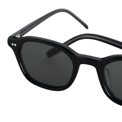 Akila A2619 unisex semi-square acetate sunglasses with a premium full-rim designer frame.