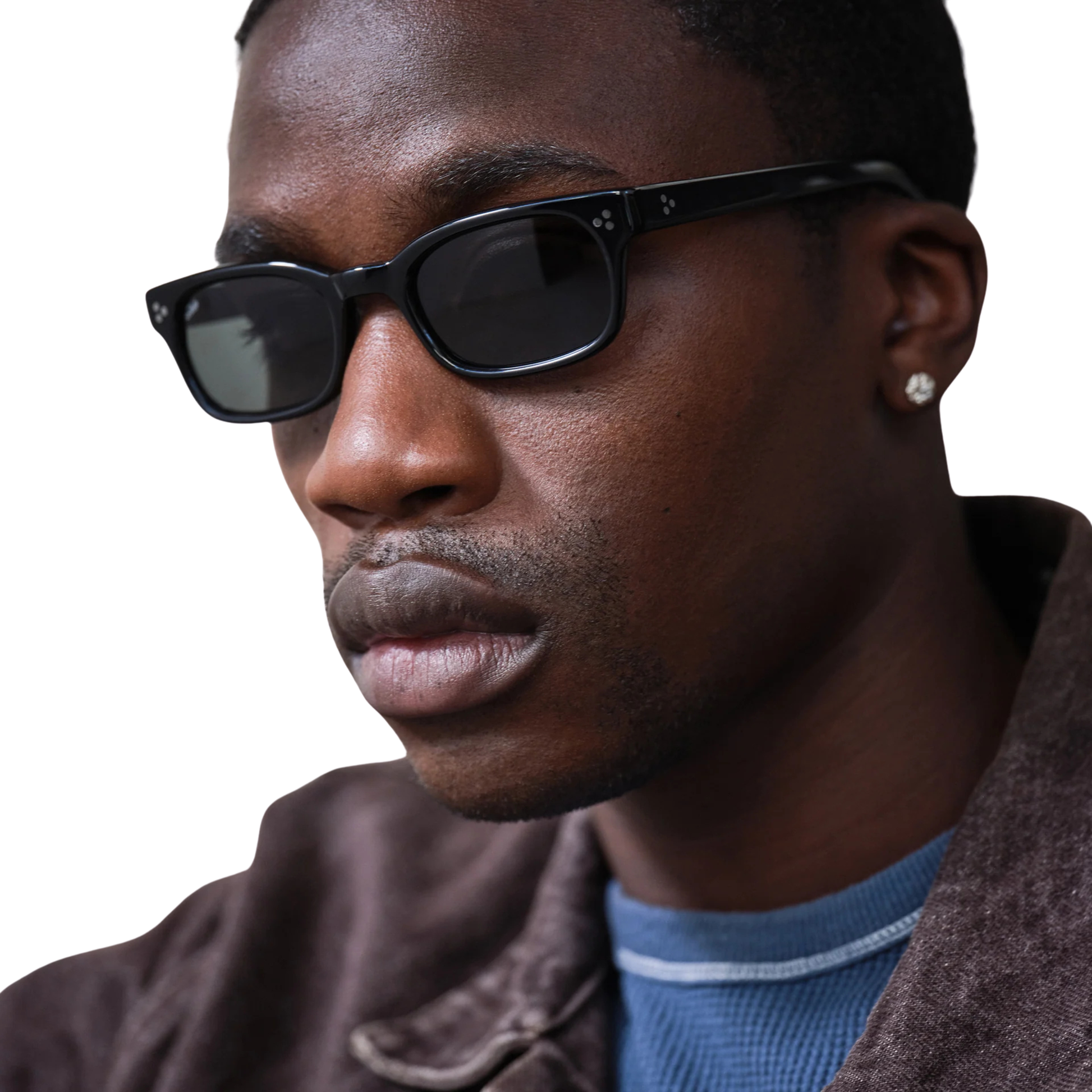 Akila A2647 Tracer unisex acetate rectangle sunglasses frame detail