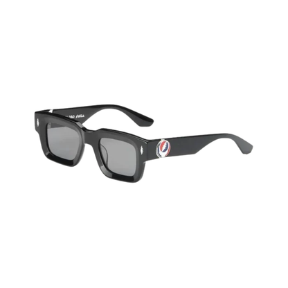 AKILA Ares 2125 Grateful Dead unisex acetate square sunglasses side and temple profile