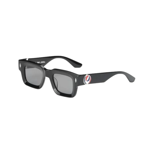 AKILA Ares 2125 Grateful Dead unisex acetate square sunglasses side and temple profile