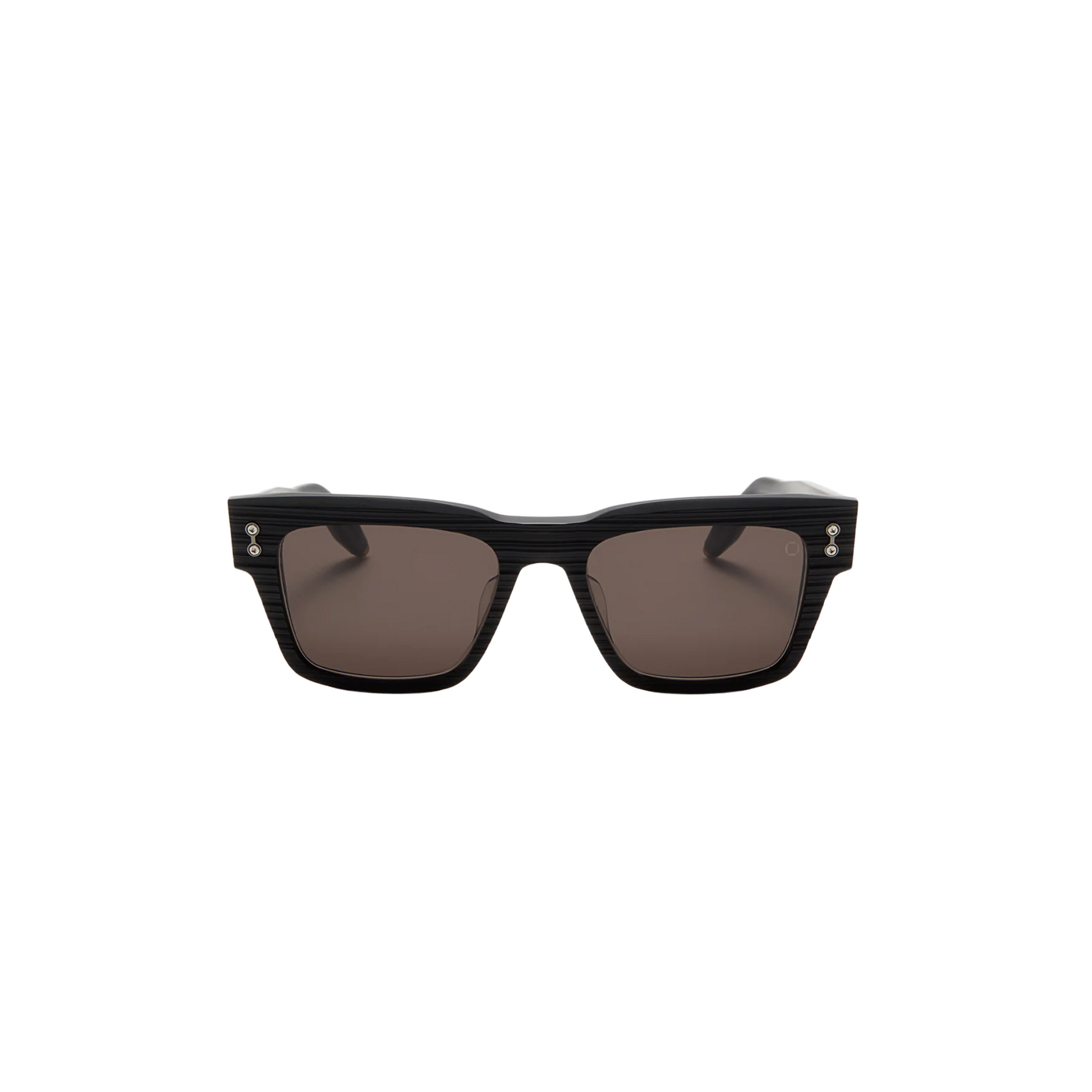 Akoni Columba AKS-100D Square Titanium Sunglasses Front  View