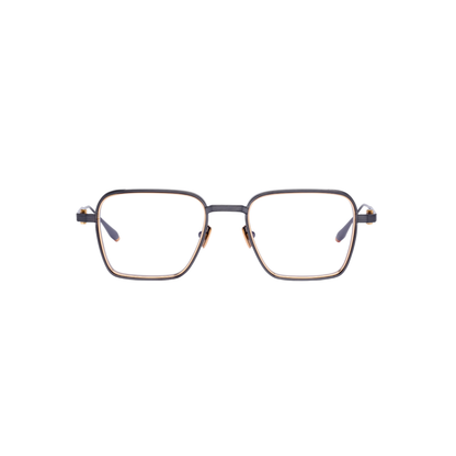 Akoni Giano AKX529 unisex titanium square full-rim optical frame front view