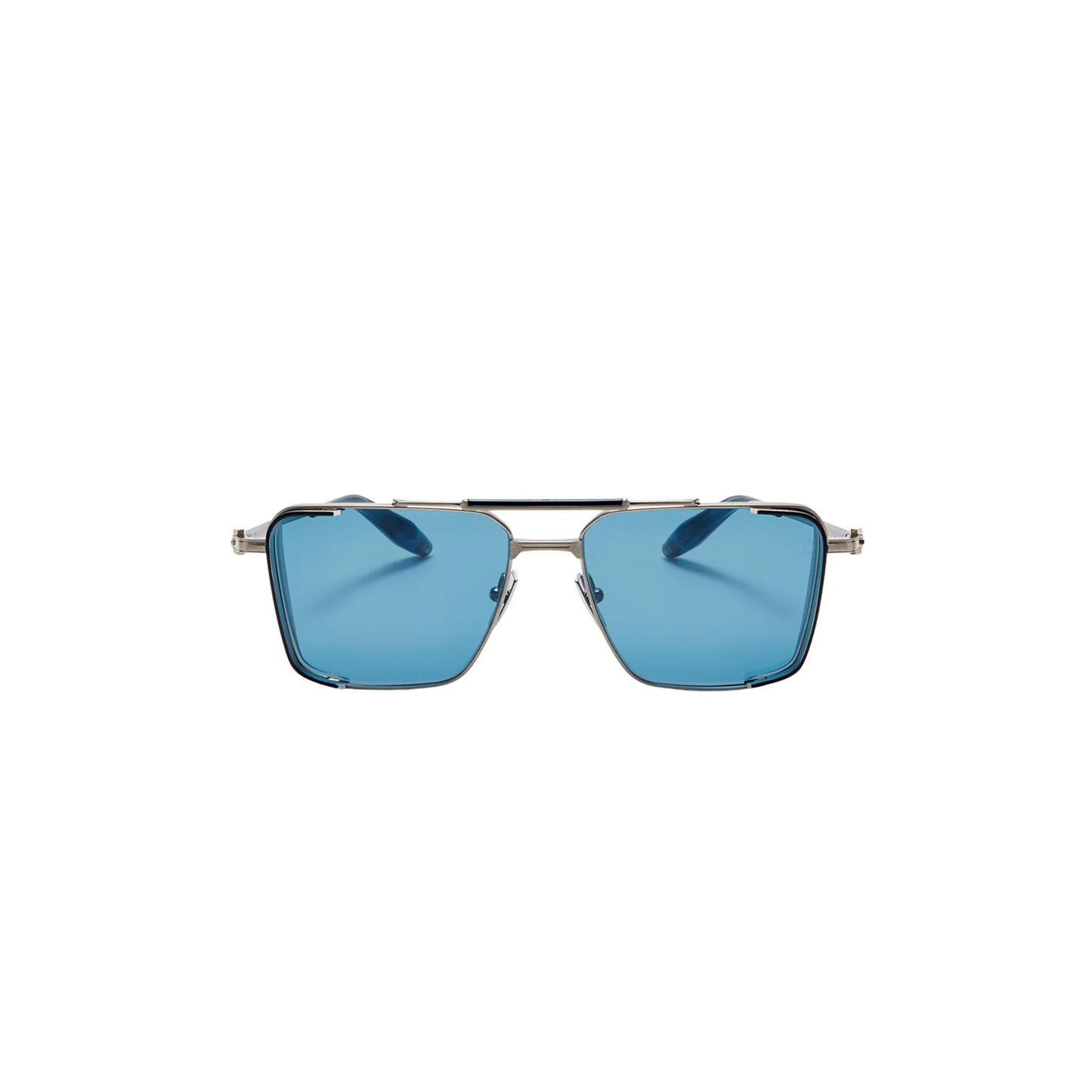 Akoni Hera AKS-203B Square Titanium Sunglasses Front View