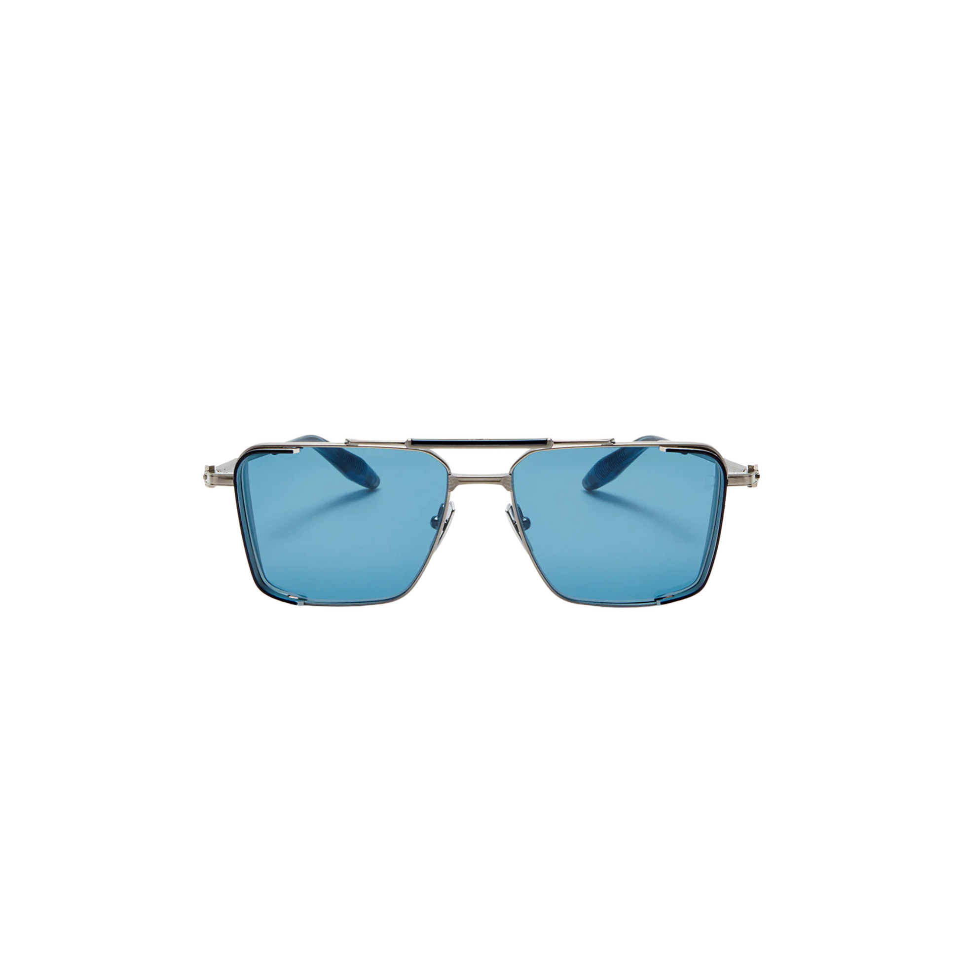 Akoni Hera AKS-203B Square Titanium Sunglasses Front View