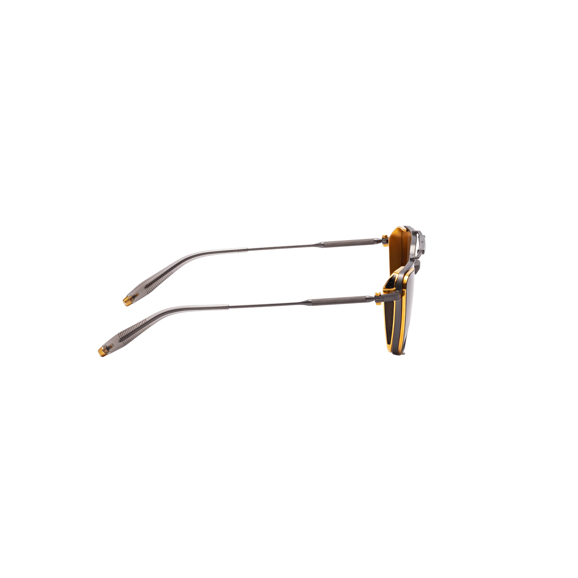 Akoni Hera AKS-203B Square Titanium Sunglasses side View