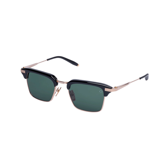 AKSBLACKGOLD AKS 526B Euclid geometric unisex sunglasses with modern premium full rim optical frame