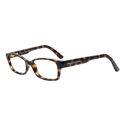 Armani Exchange AX3017 8117 women's acetate rectangular full-rim optical frame front view