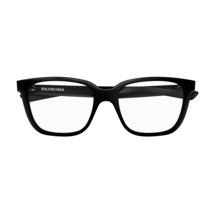 BB0078O Black001 Balenciaga BB0078O unisex square optical frame with premium luxury acetate design