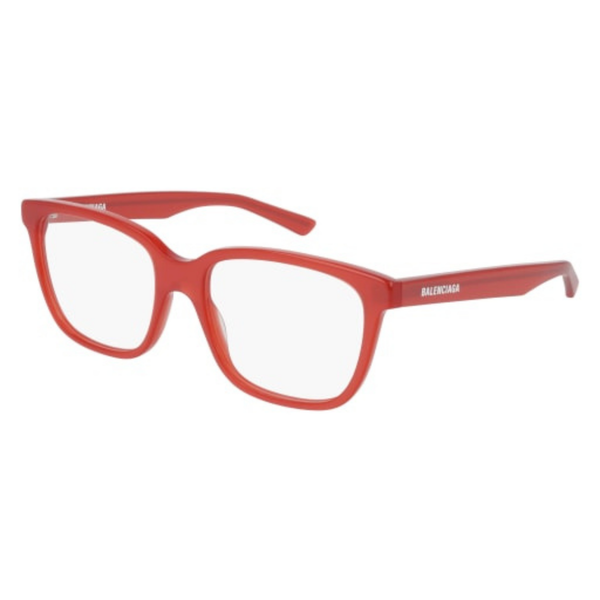 BB0078O Red004 Balenciaga BB0078O unisex square optical frame with premium luxury acetate design