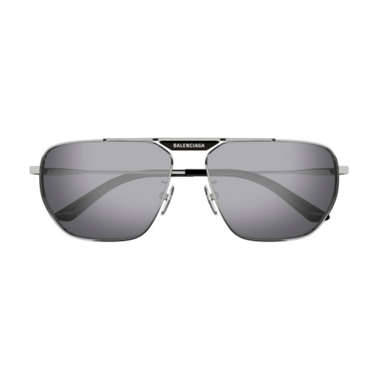 003Silver Balenciaga BB0298SA unisex sunglasses with premium luxury designer full rim frame