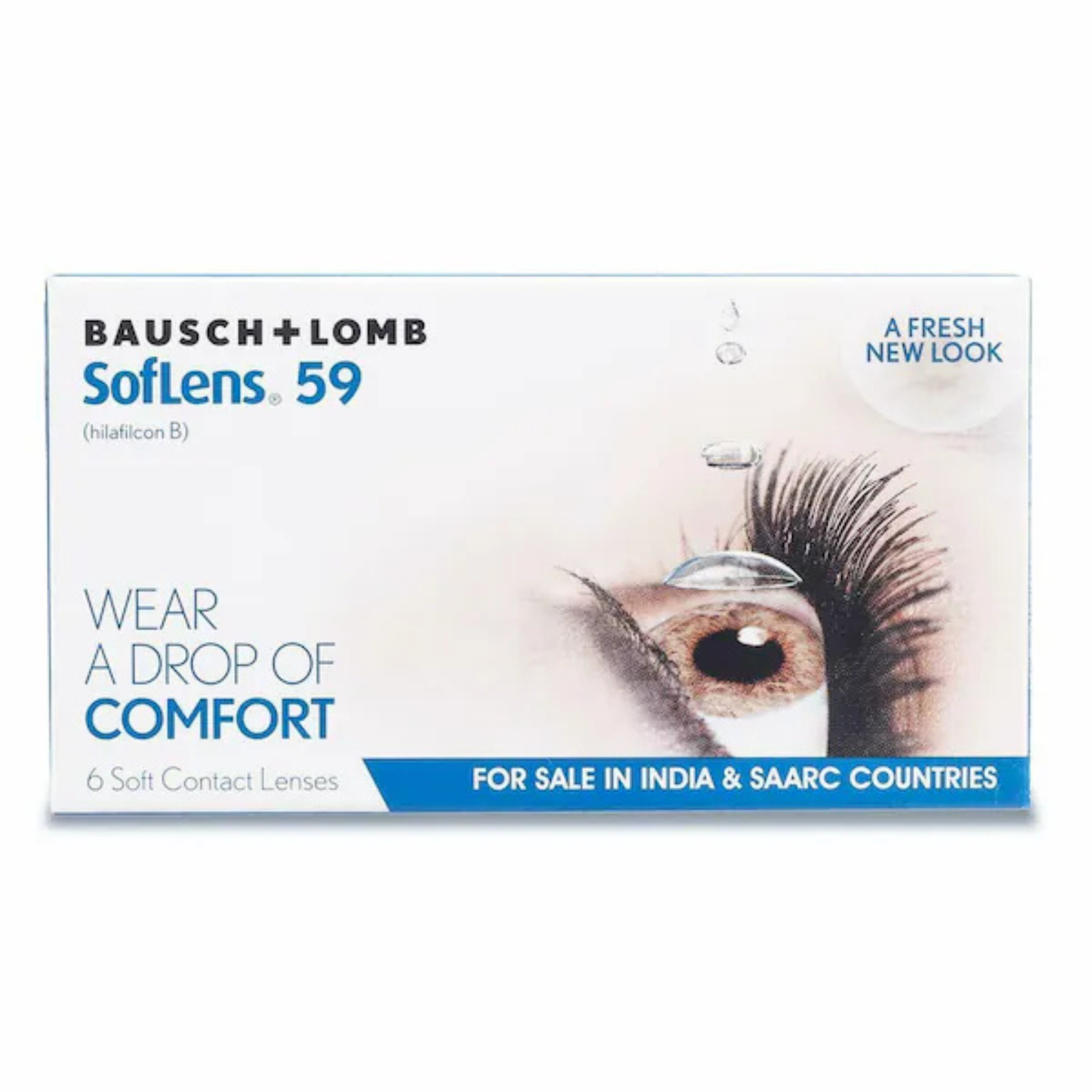 Bausch and Lomb SofLens 59 SL59 monthly disposable soft contact lenses with 59 percent water content
