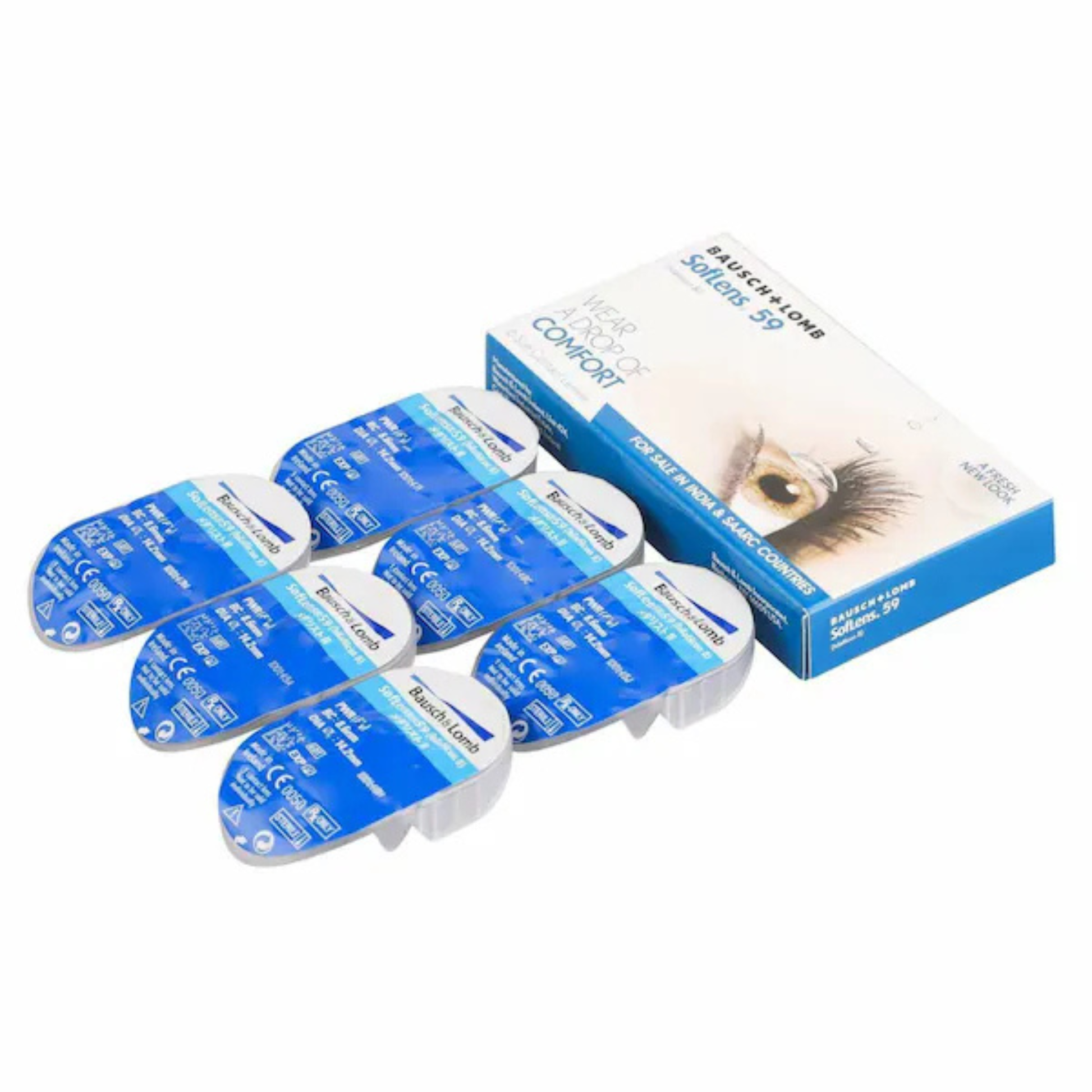 Bausch and Lomb SofLens 59 SL59 monthly disposable soft contact lenses with 59 percent water content