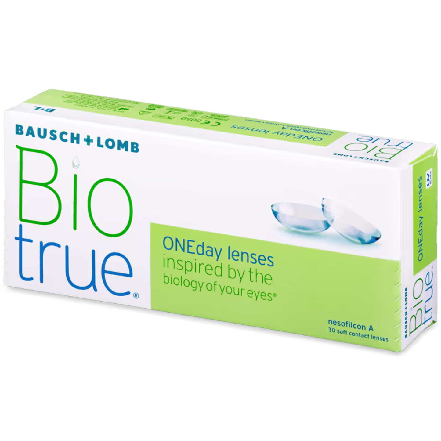 Bausch and Lomb Biotrue Daily 30 Pack daily disposable contact lenses with moisture-rich comfort