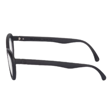 Blynq Ora women hypoallergenic nylon cat-eye oval optical frame side view