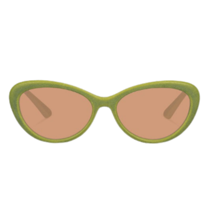 Blynq Ora women's hypoallergenic nylon cat eye oval full rim sunglasses front