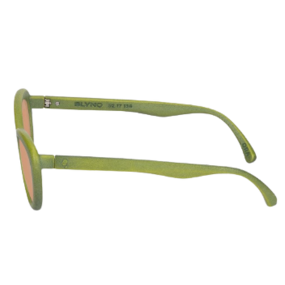 Blynq Ora women's hypoallergenic nylon cat eye oval sunglasses side profile