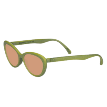 Blynq Ora women's hypoallergenic nylon cat eye oval sunglasses three-quarter view