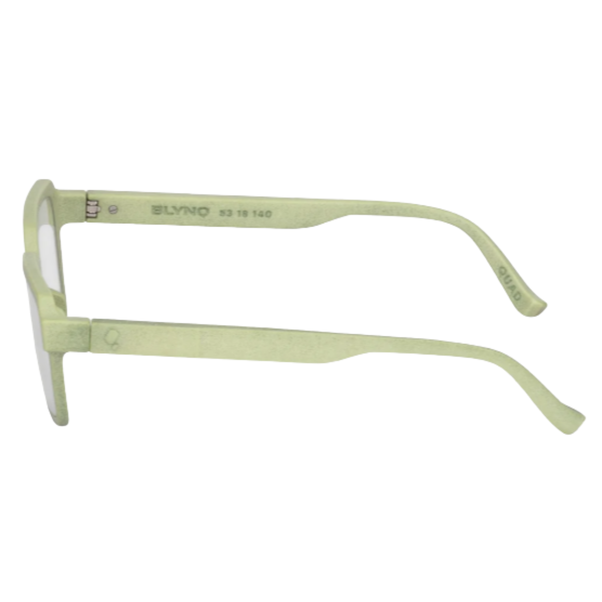 Blynq Quad unisex hypoallergenic nylon quadrilateral optical frame side profile