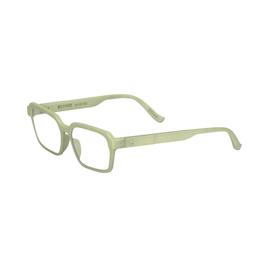 Blynq Quad unisex hypoallergenic nylon quadrilateral optical frame three-quarter view