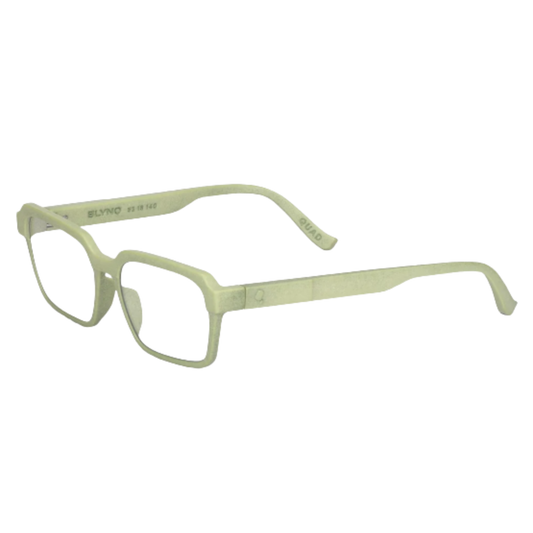 Blynq Quad unisex hypoallergenic nylon quadrilateral optical frame three-quarter view