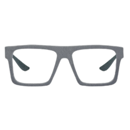 Blynq Solo unisex hypoallergenic nylon square optical frame front view