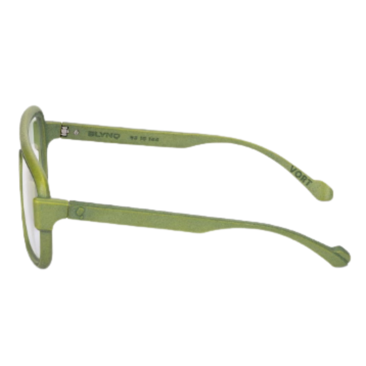 Blynq Vort unisex nylon aviator optical frame side temple profile