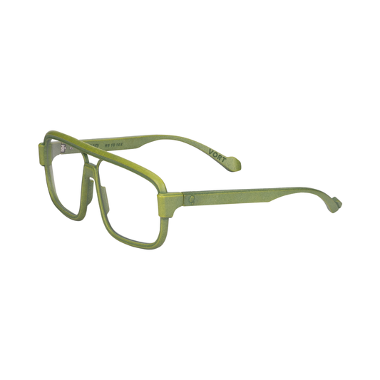 Blynq Vort unisex nylon aviator full-rim optical frame three-quarter view
